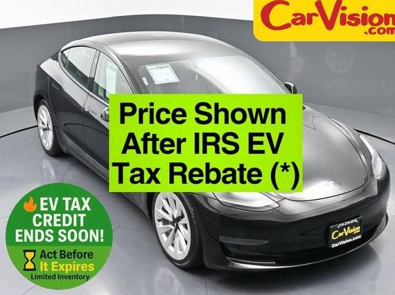 TESLA MODEL 3 2022 5YJ3E1EA4NF304866 image